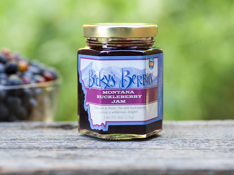 Becky’s Berries makes a variety of jams, jellies and syrups sold in specialty stores throughout Montana.