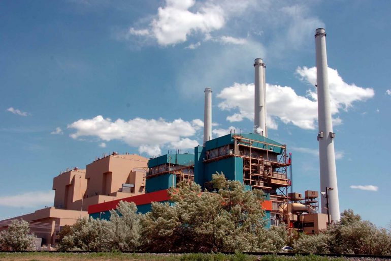 The Colstrip Electric Generating Station in Colstrip, Montana. (AP Photo, Matt Brown)