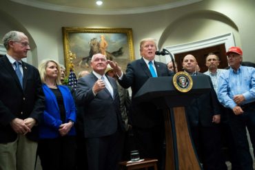 President Donald Trump delivers remarks on supporting American farmers and tariffs in the Roosevelt Room at the White House. (AP Photo, Kevin Dietsch)