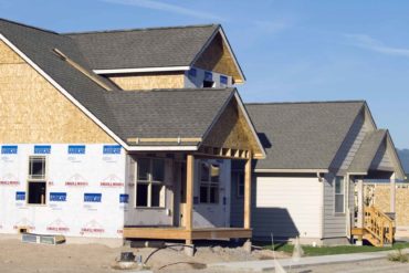 New single-family homes under construction in Missoula. (David H. Wells)