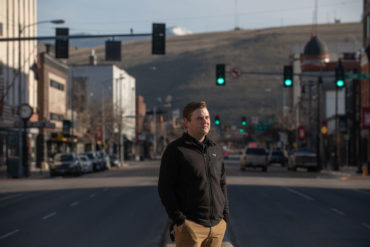 Ryan Hansen, the founder of Lumenad in Missoula, where his software company is based. (Lido Vizzutti)