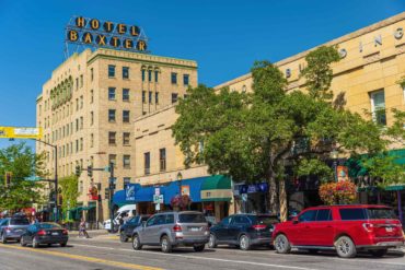 The legendary Hotel Baxter building on Main St. in Bozeman. (Shutterstock)